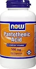 Bottle of naturesplus pantothenic acid containing 1000mg tablets