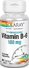 Bottle of superior labs vitamin b6 50mg vegetable capsules